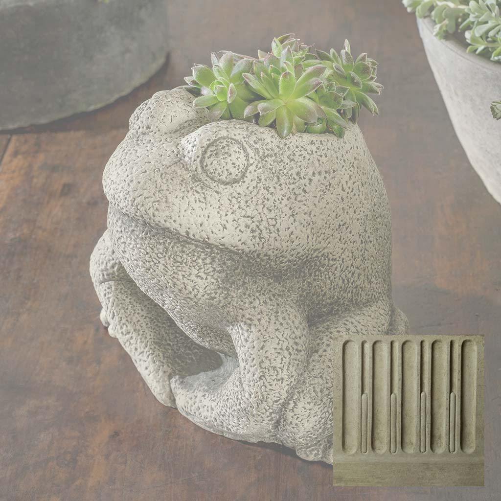 Stone Frog Planter