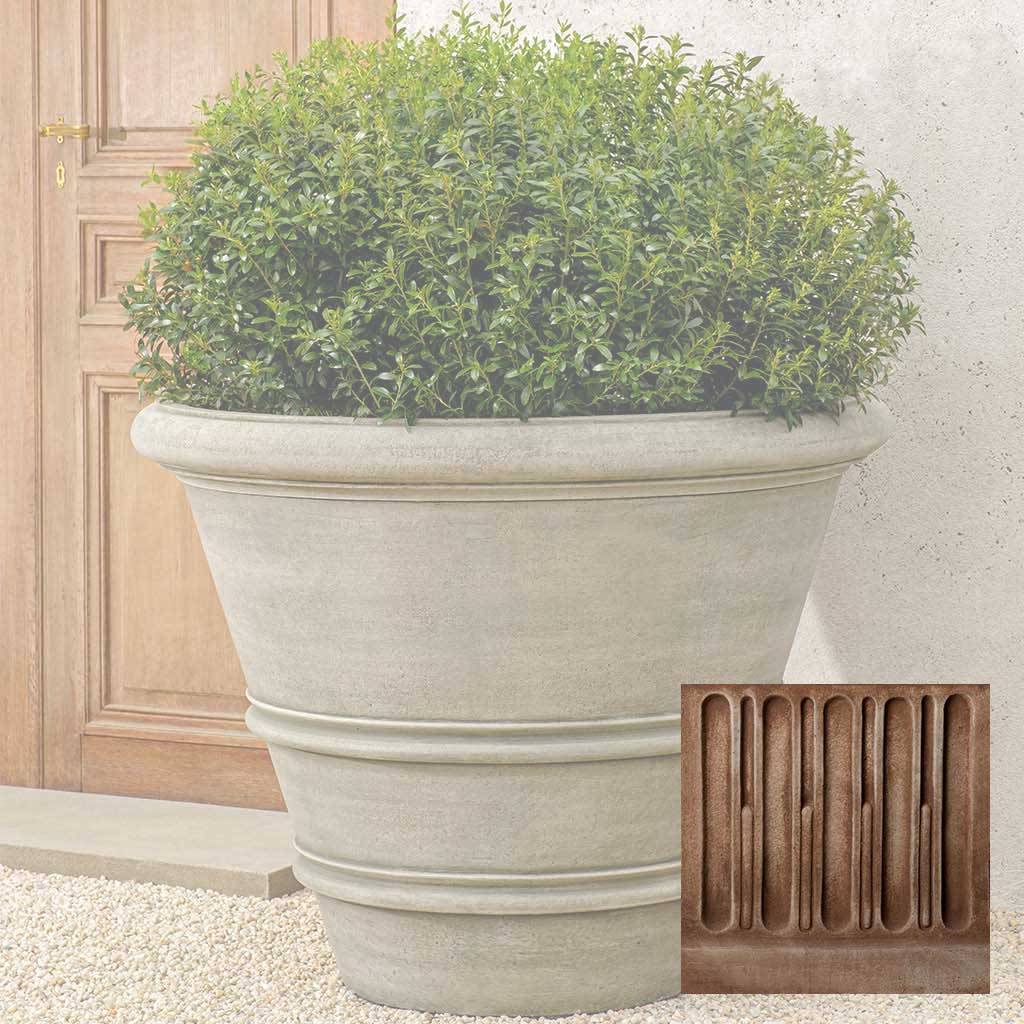 Classic Rolled Rim Planter, Large