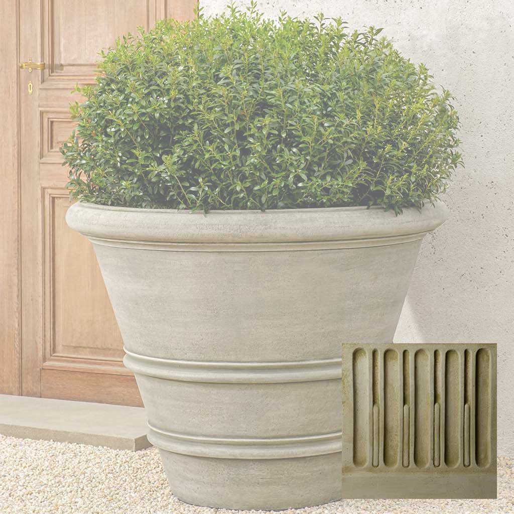 Classic Rolled Rim Planter, Large