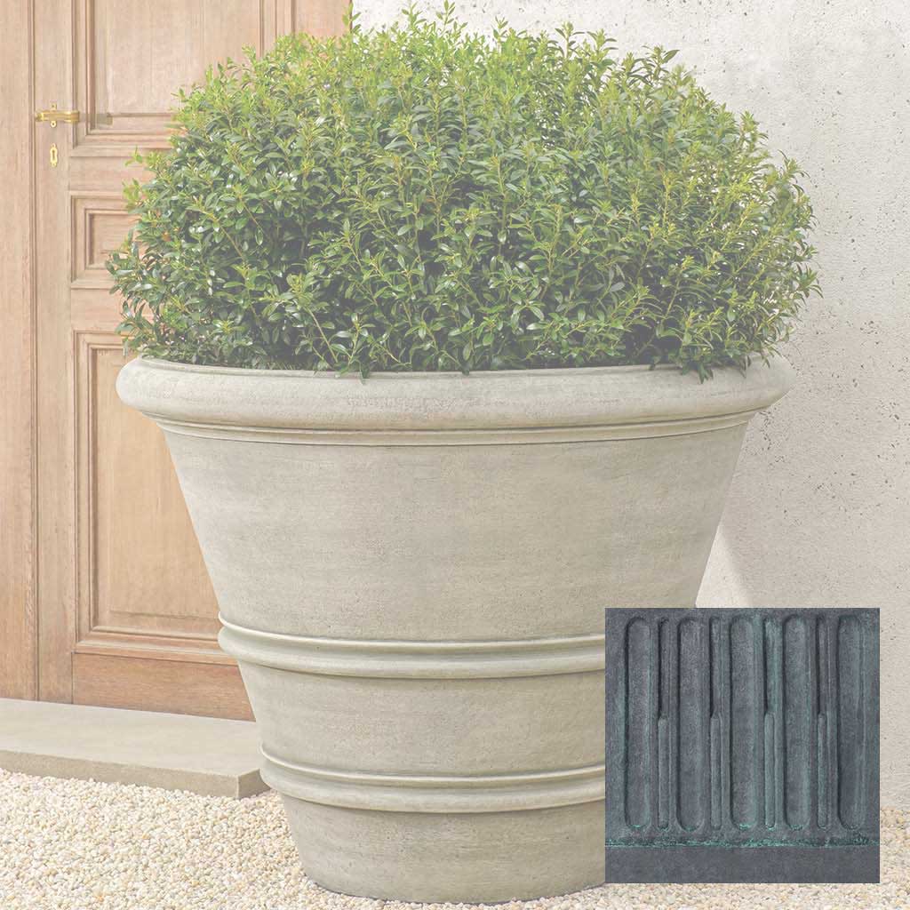 Classic Rolled Rim Planter, Large