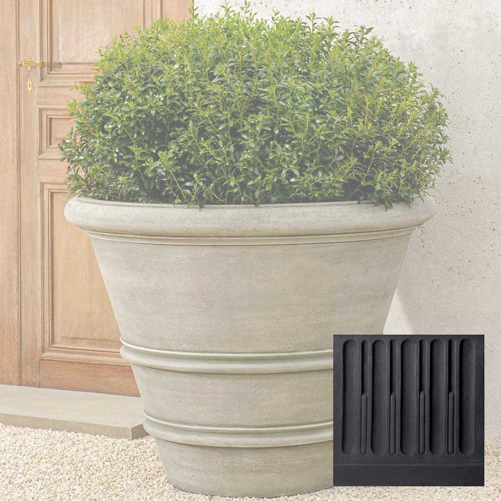 Classic Rolled Rim Planter, Large