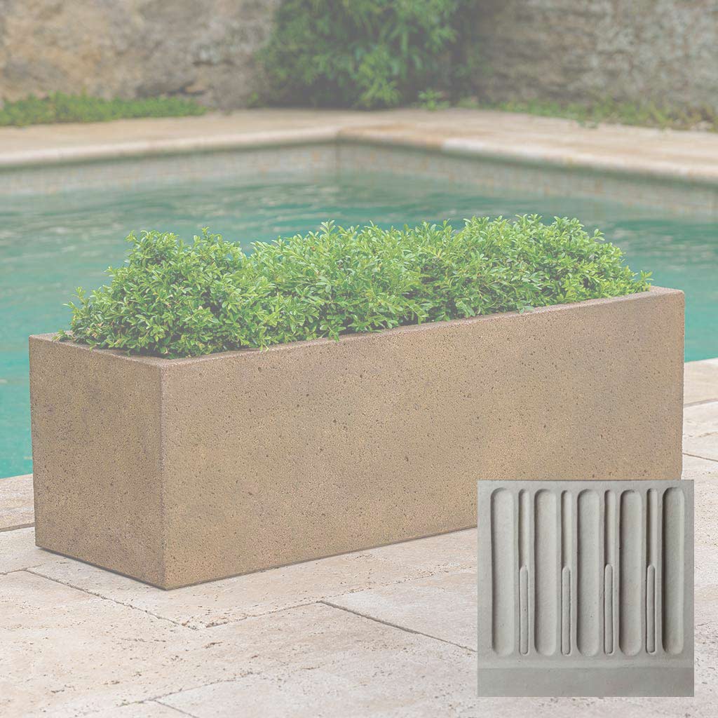 Textured Trough Planter