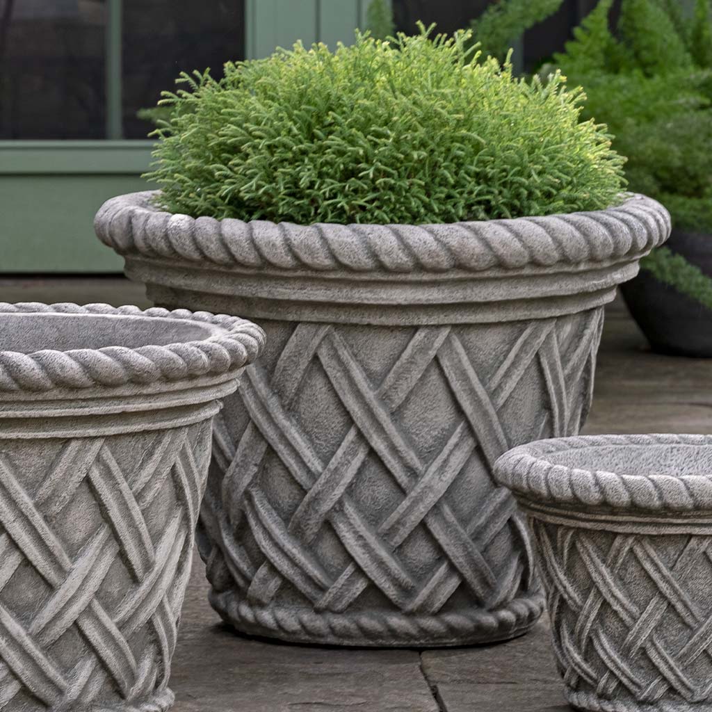 Campania International English Weave Planter - Thumbnail 3