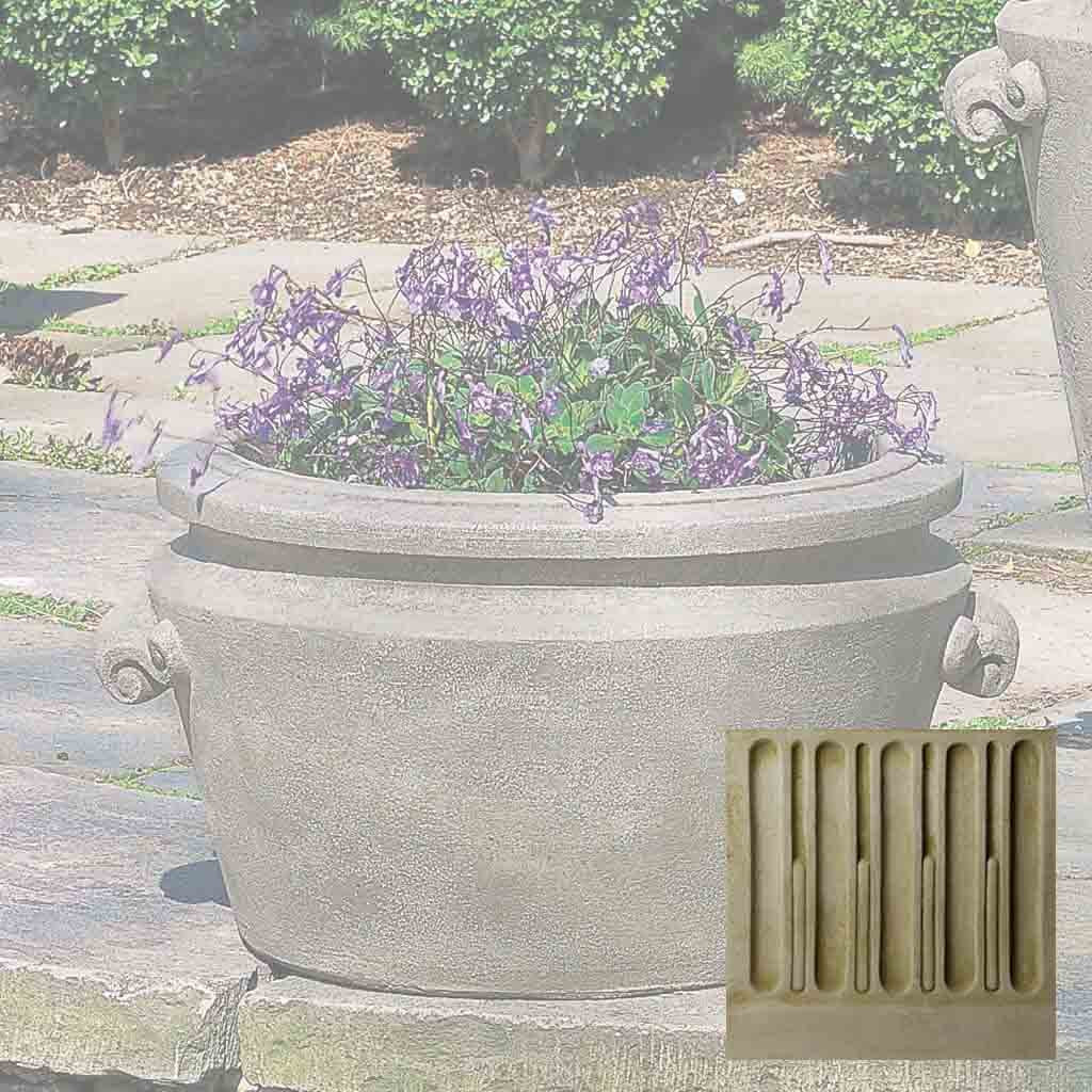 Scroll Handle Tub Planter