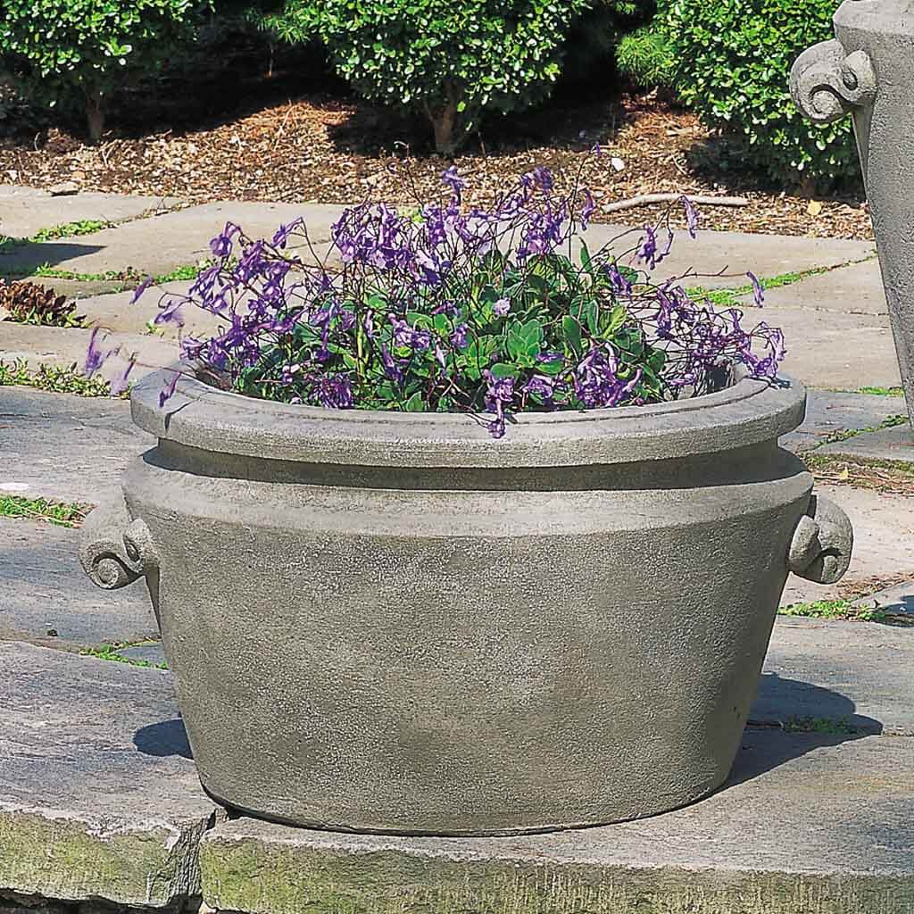 Campania International Scroll Handle Tub Planter - Thumbnail 2