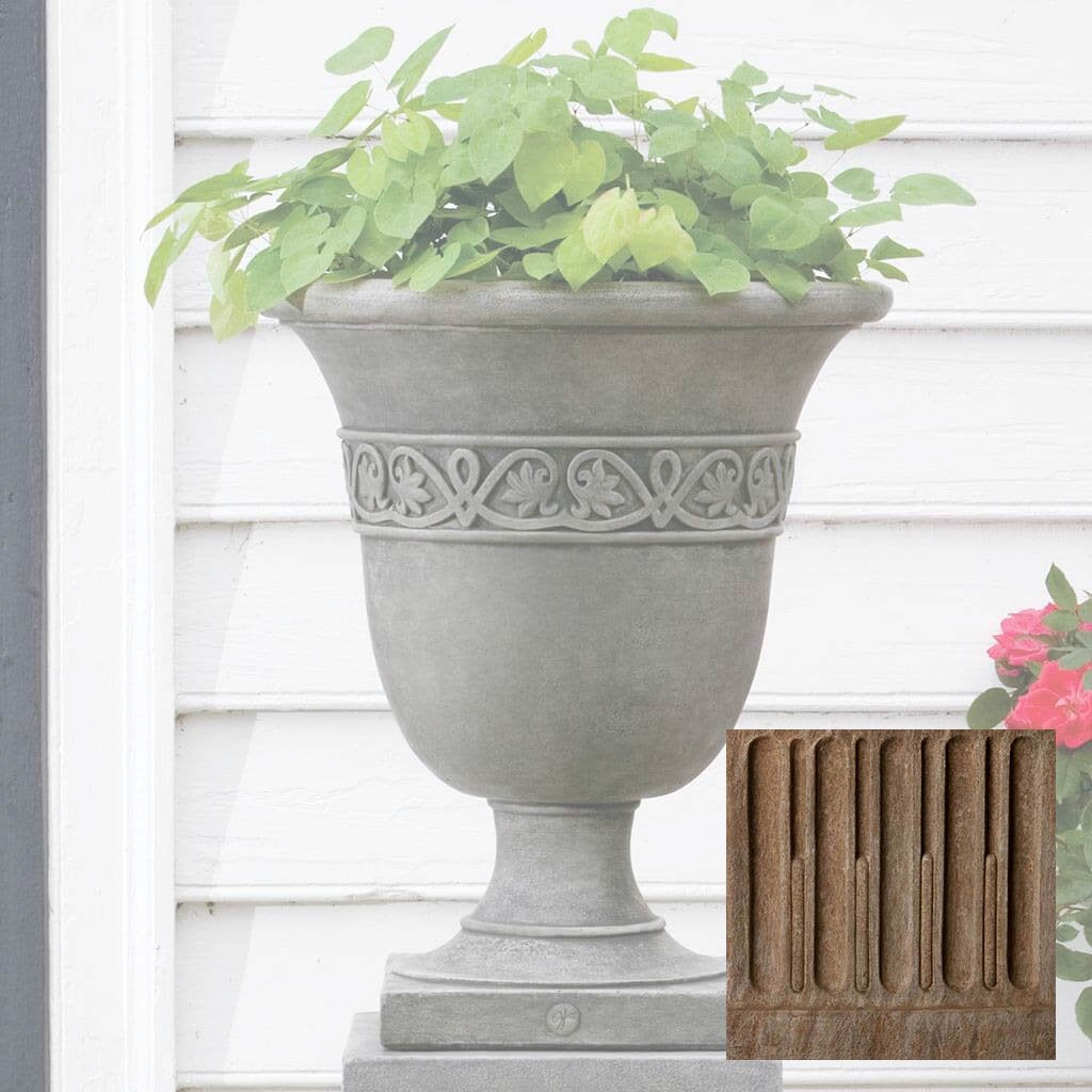 Williamsburg Strapwork Leaf Urn