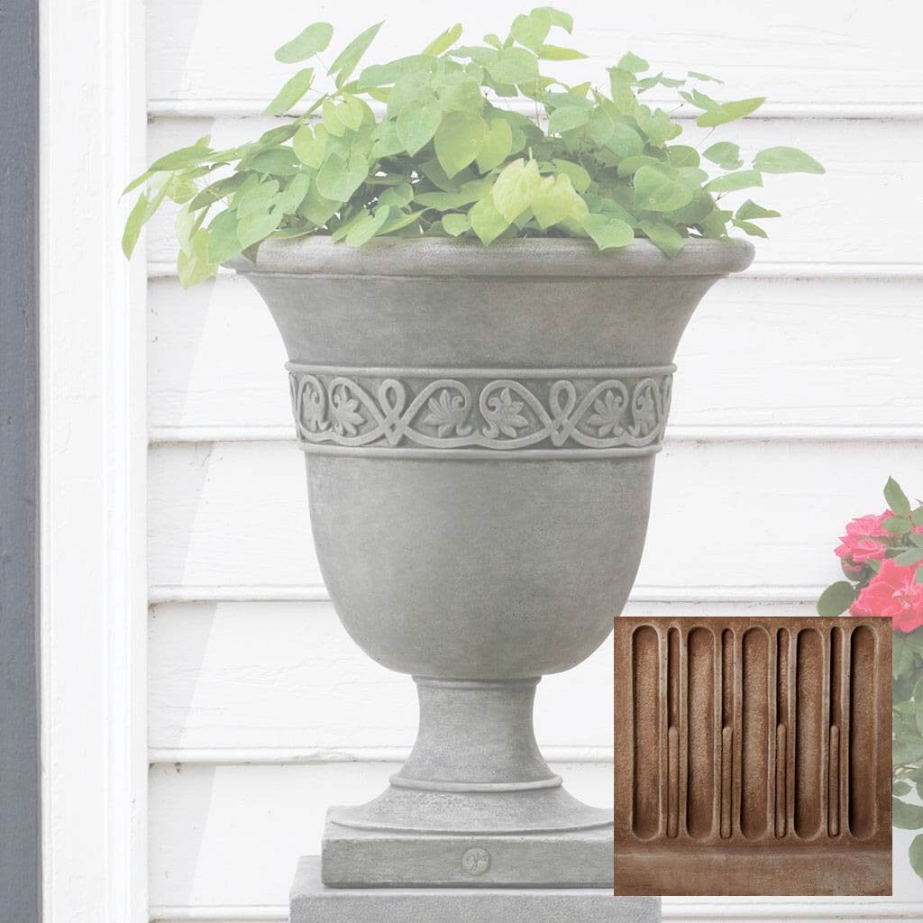 Williamsburg Strapwork Leaf Urn