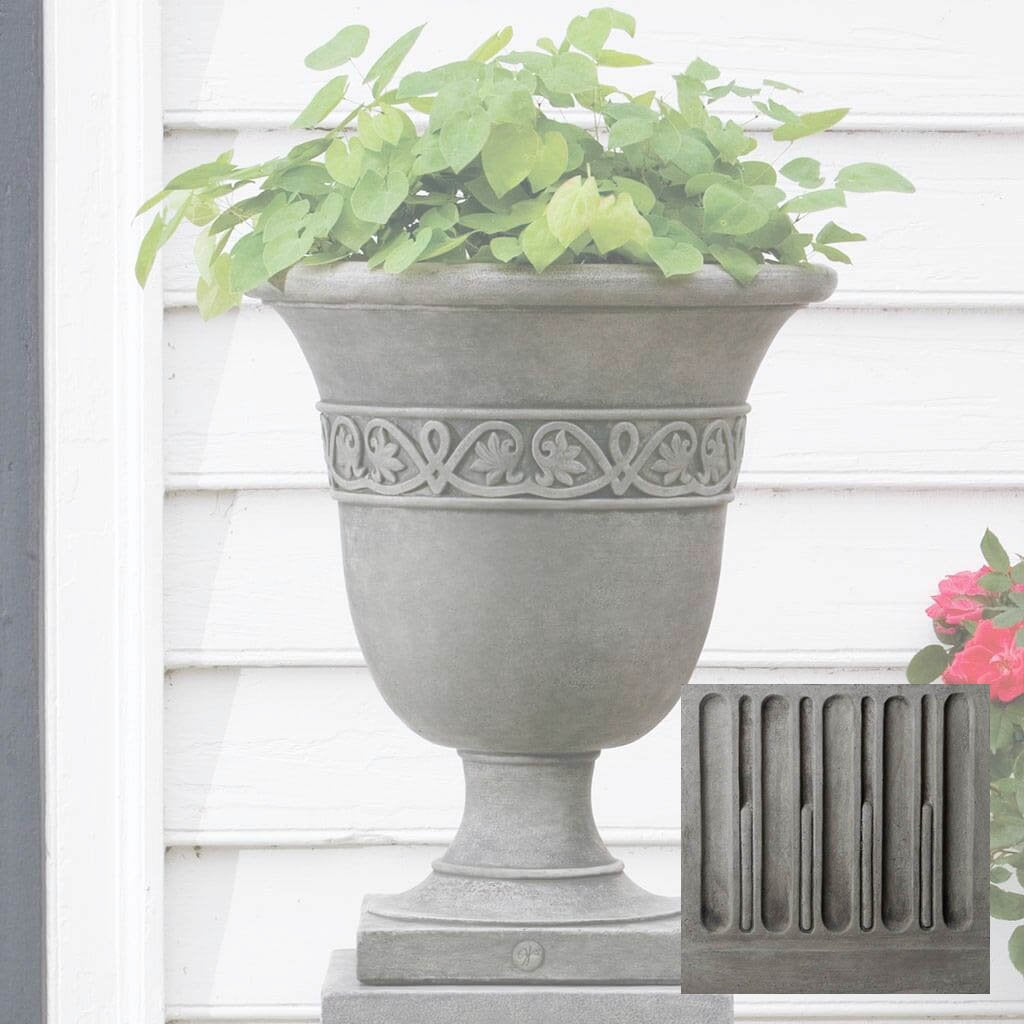 Williamsburg Strapwork Leaf Urn