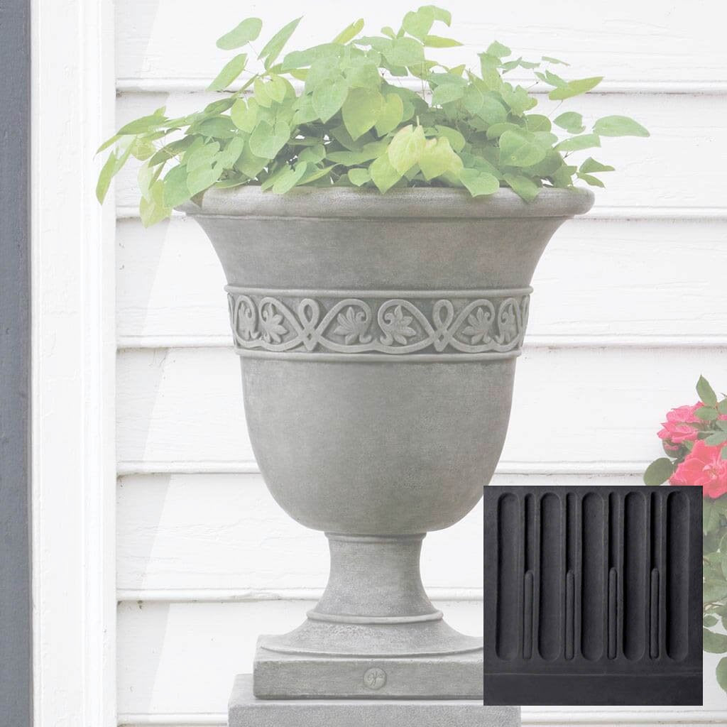 Williamsburg Strapwork Leaf Urn