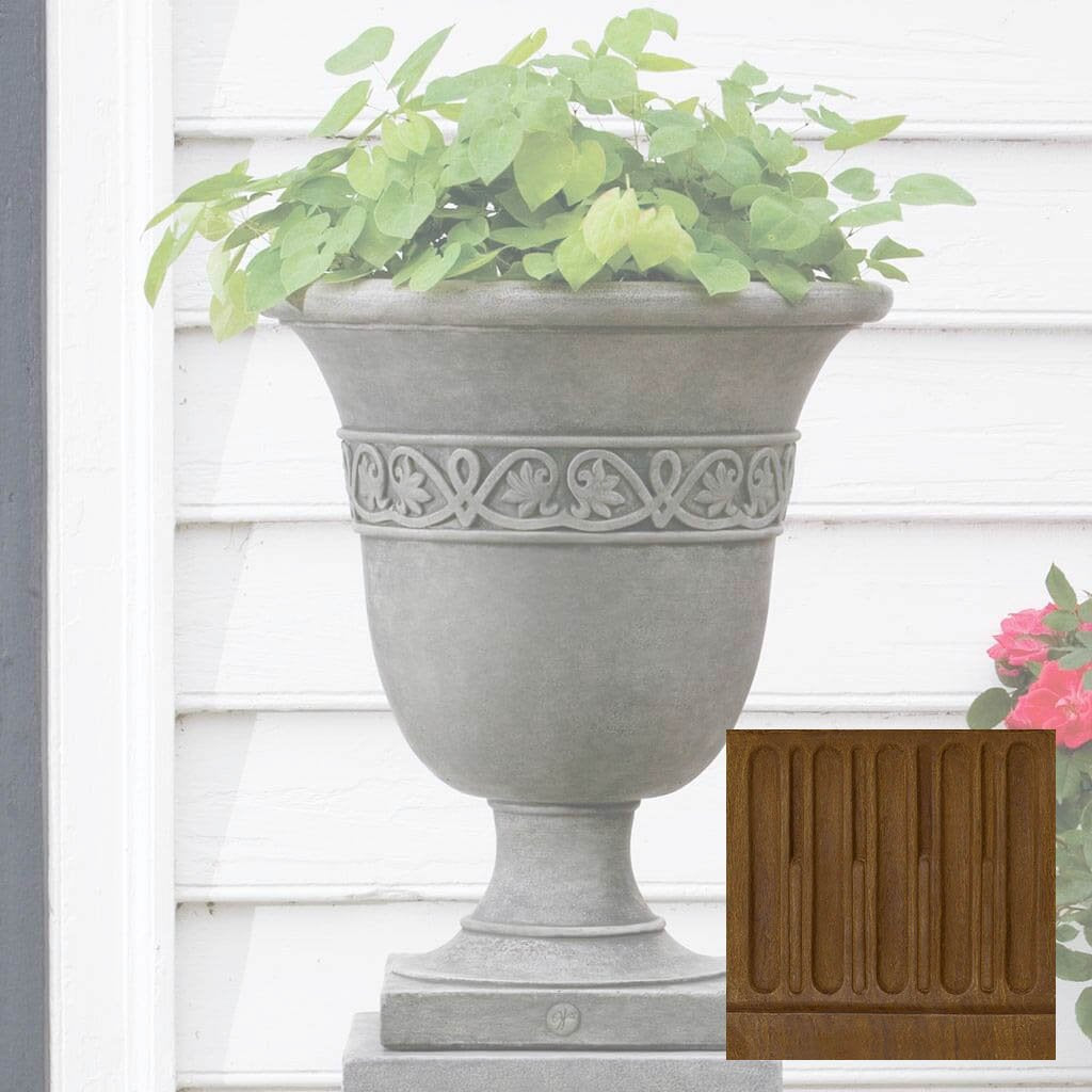 Williamsburg Strapwork Leaf Urn