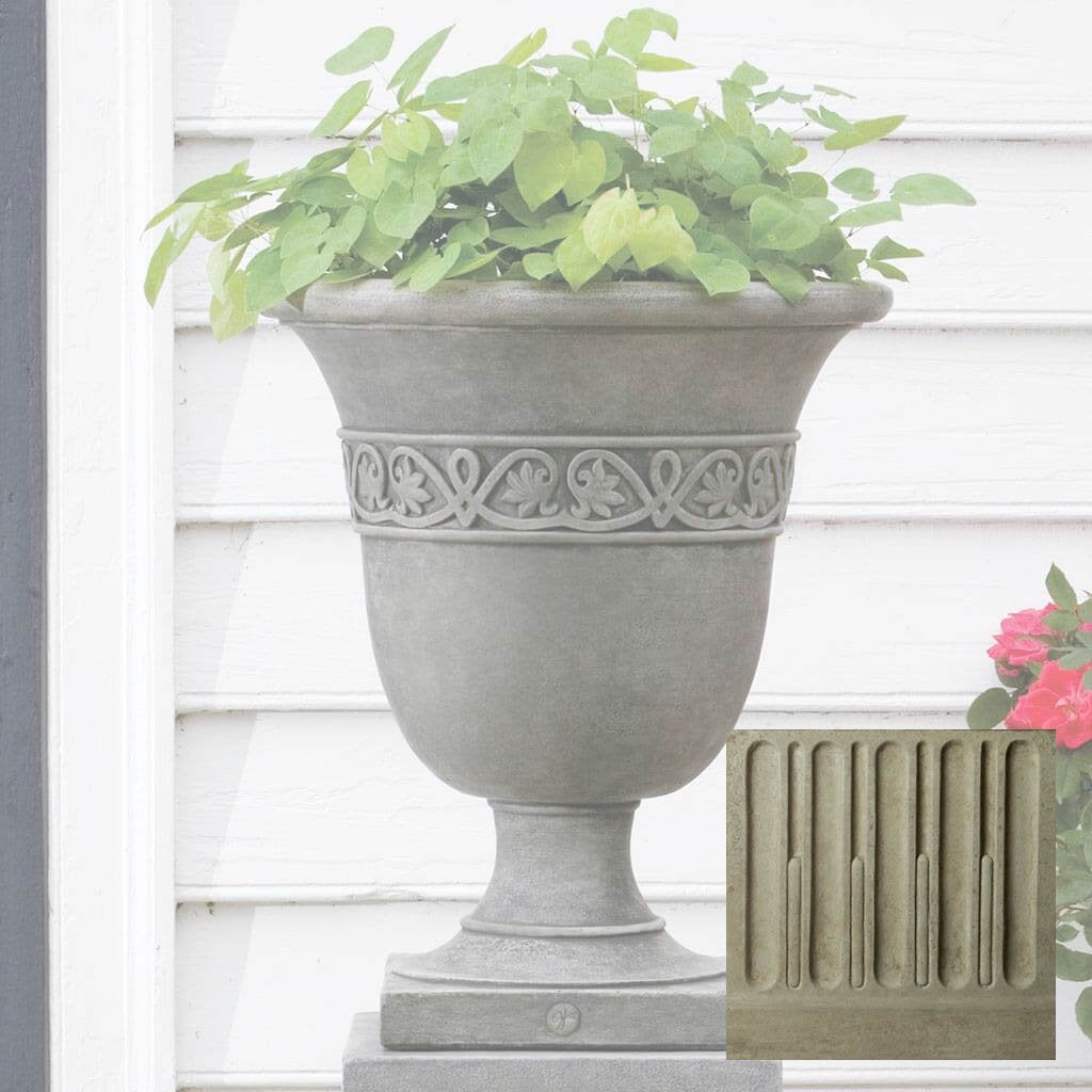 Williamsburg Strapwork Leaf Urn