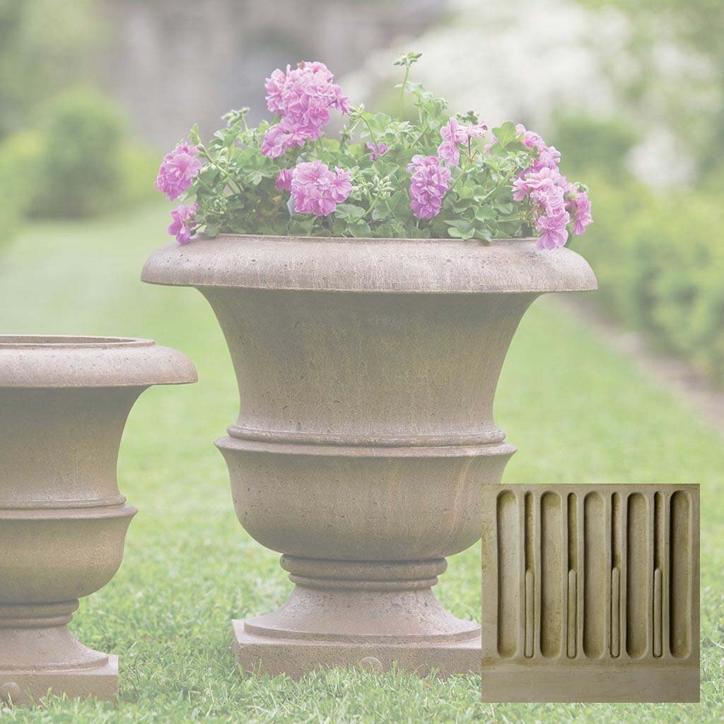 large plastic pot for plants Williamsburg Wren Large Planter by Campania International English Moss