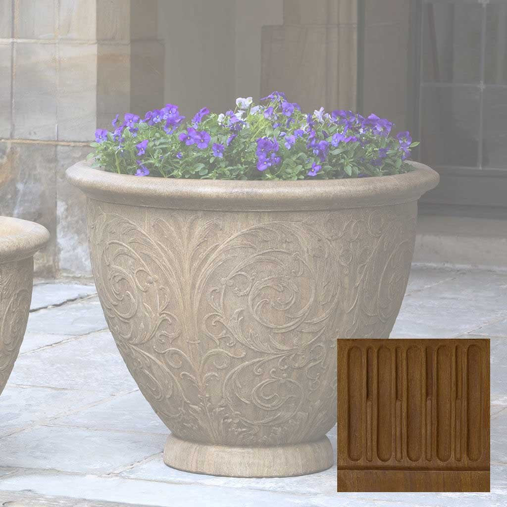 purple outdoor plant pots Arabesque Planter, Large Campania International, Pietra Nuova (PN)
