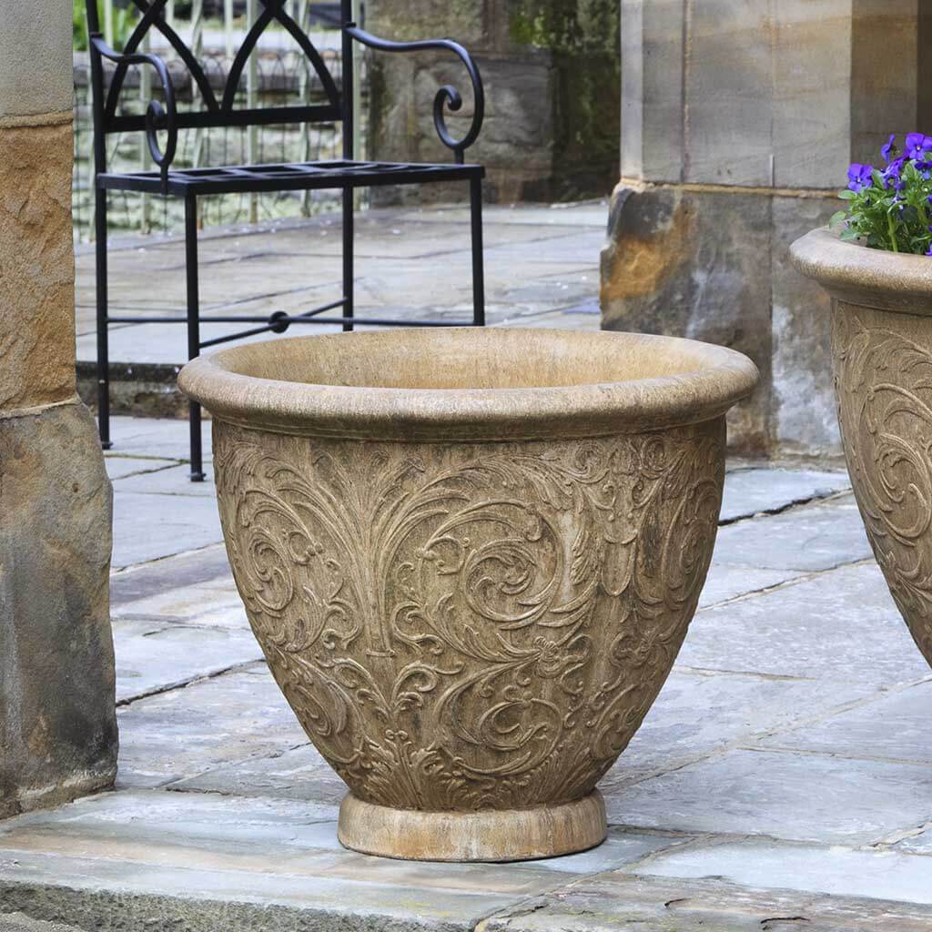 Campania Arabesque Square Planter - Thumbnail 3