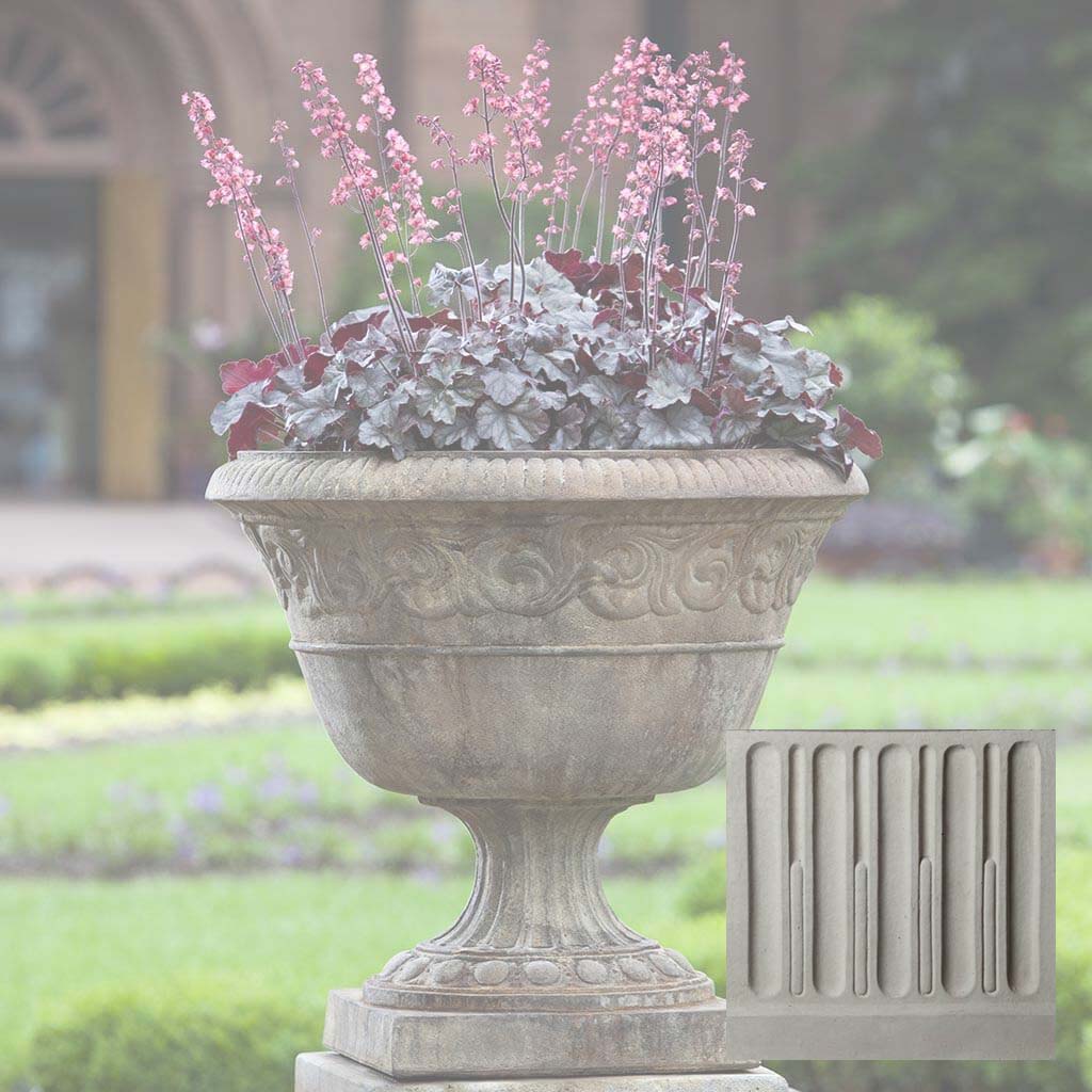 Smithsonian Foliated Scroll Urn