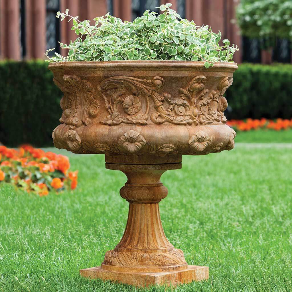 Campania International Smithsonian Morning Glory Urn Planter