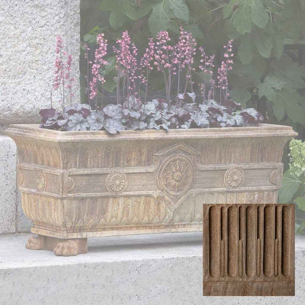 Smithsonian Eastlake Fern Box by Campania International Aged Limestone