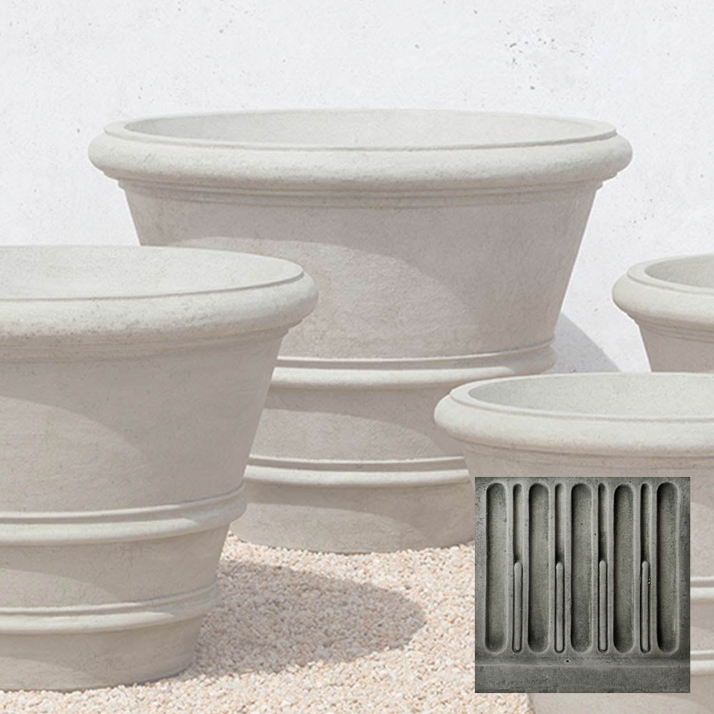Classic Rolled Rim Planter, Large