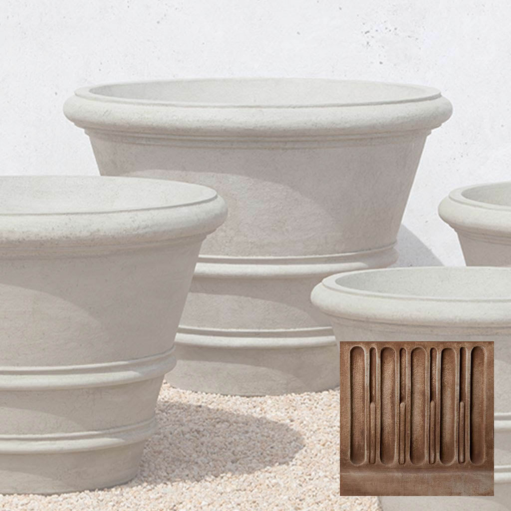 Classic Rolled Rim Planter, Large
