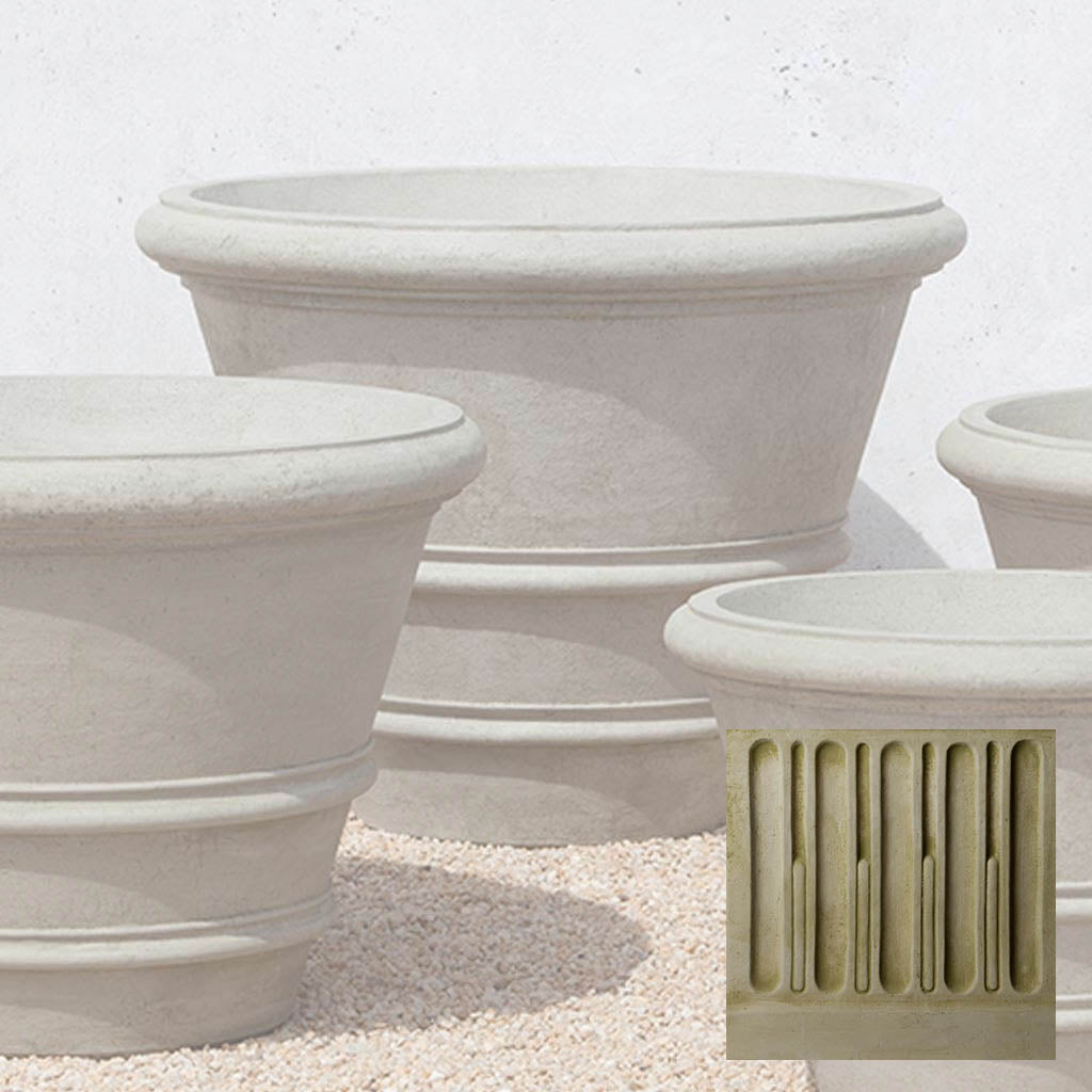 Classic Rolled Rim Planter, Large