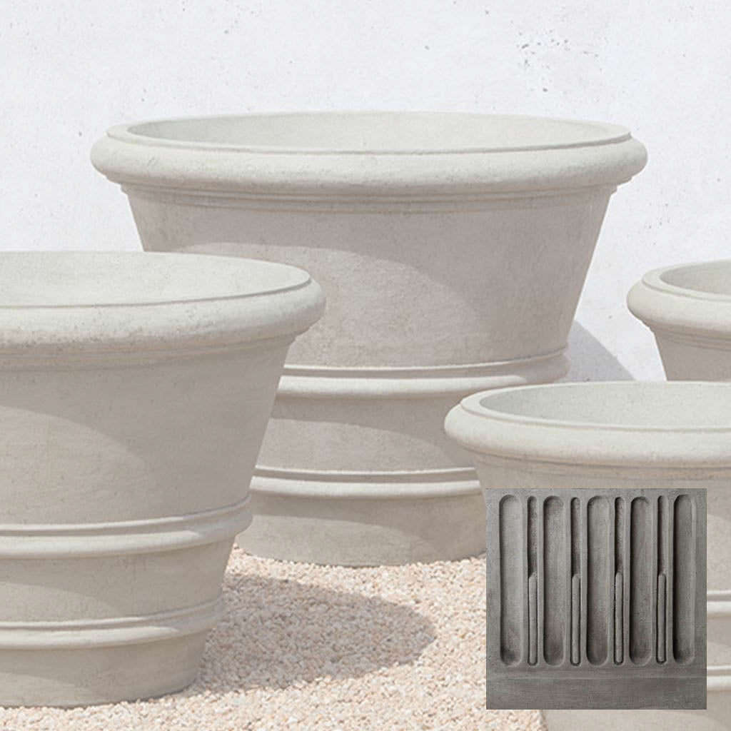 Classic Rolled Rim Planter, Large