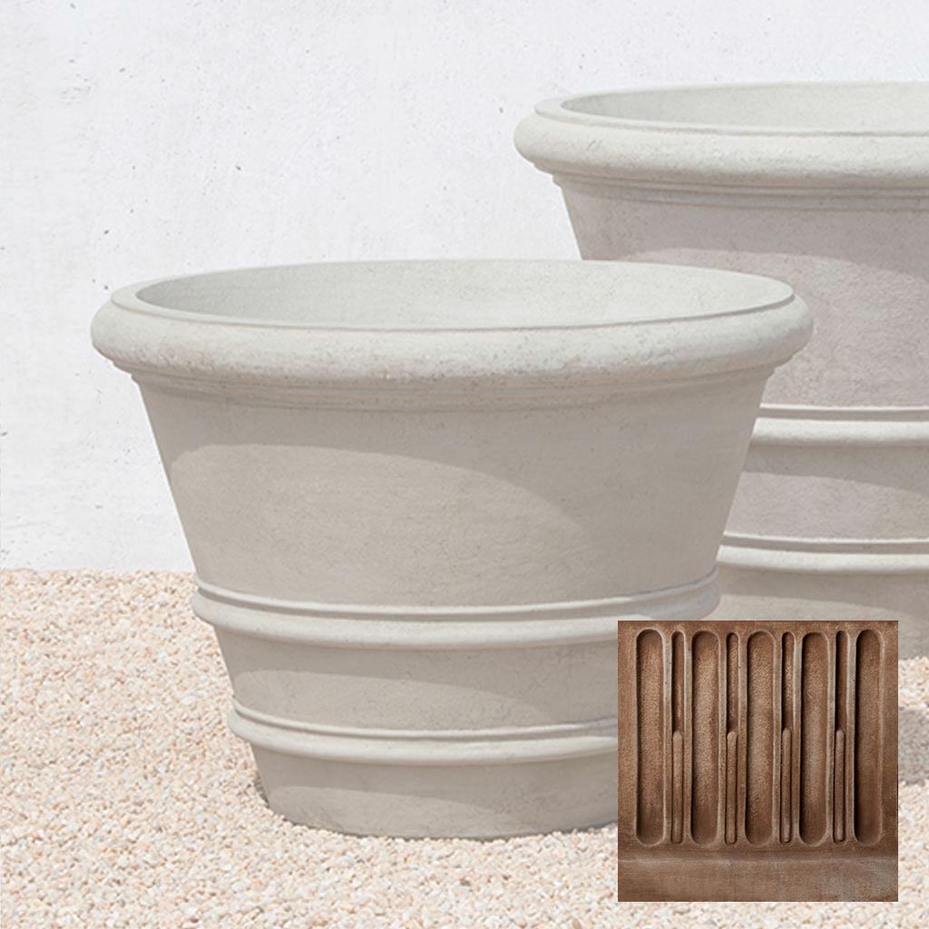 Classic Rolled Rim Planter, Large
