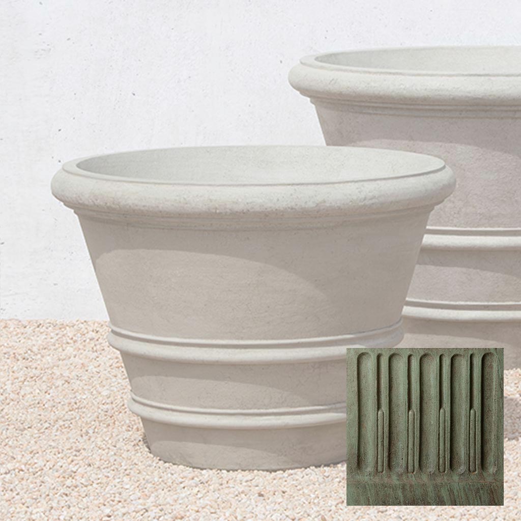 Classic Rolled Rim Planter, Large