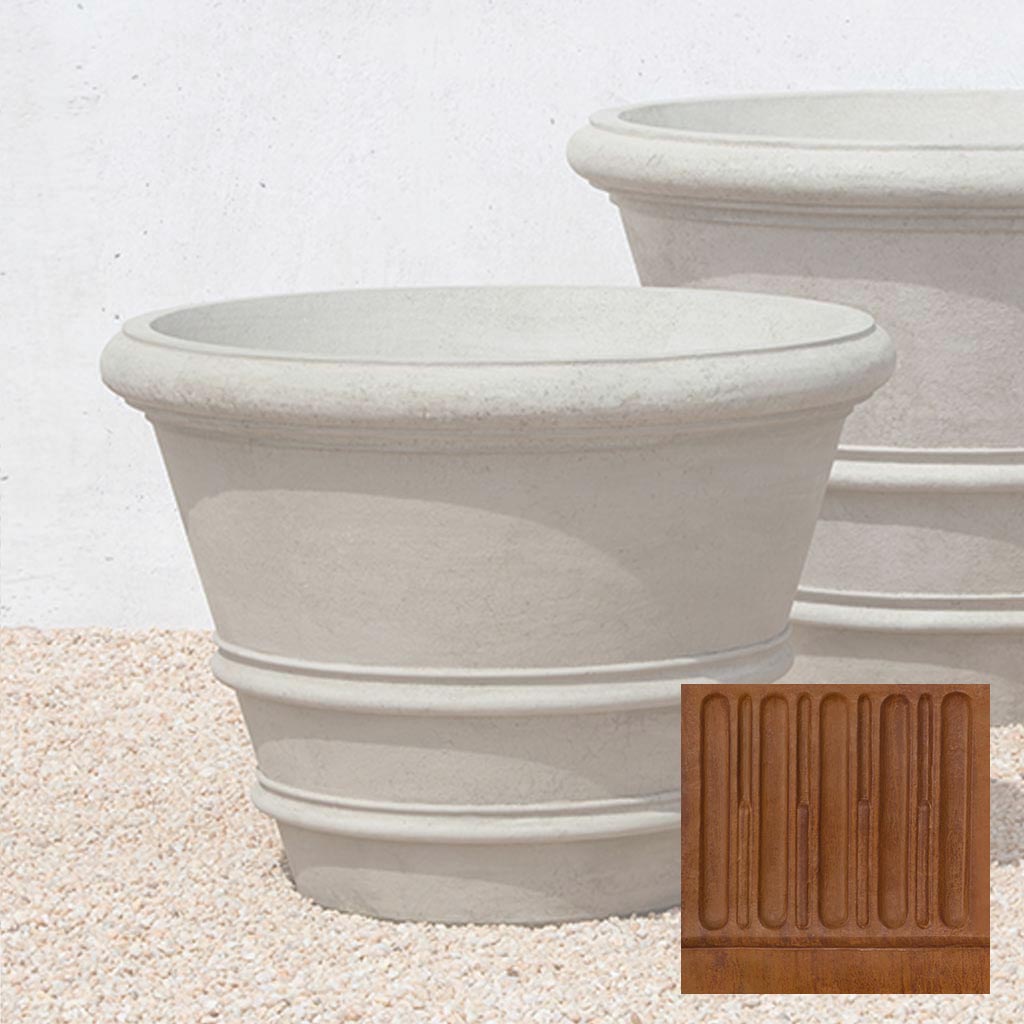 Classic Rolled Rim Planter, Large