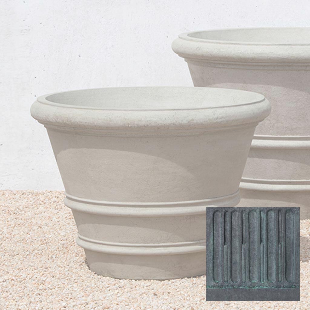 Classic Rolled Rim Planter, Large