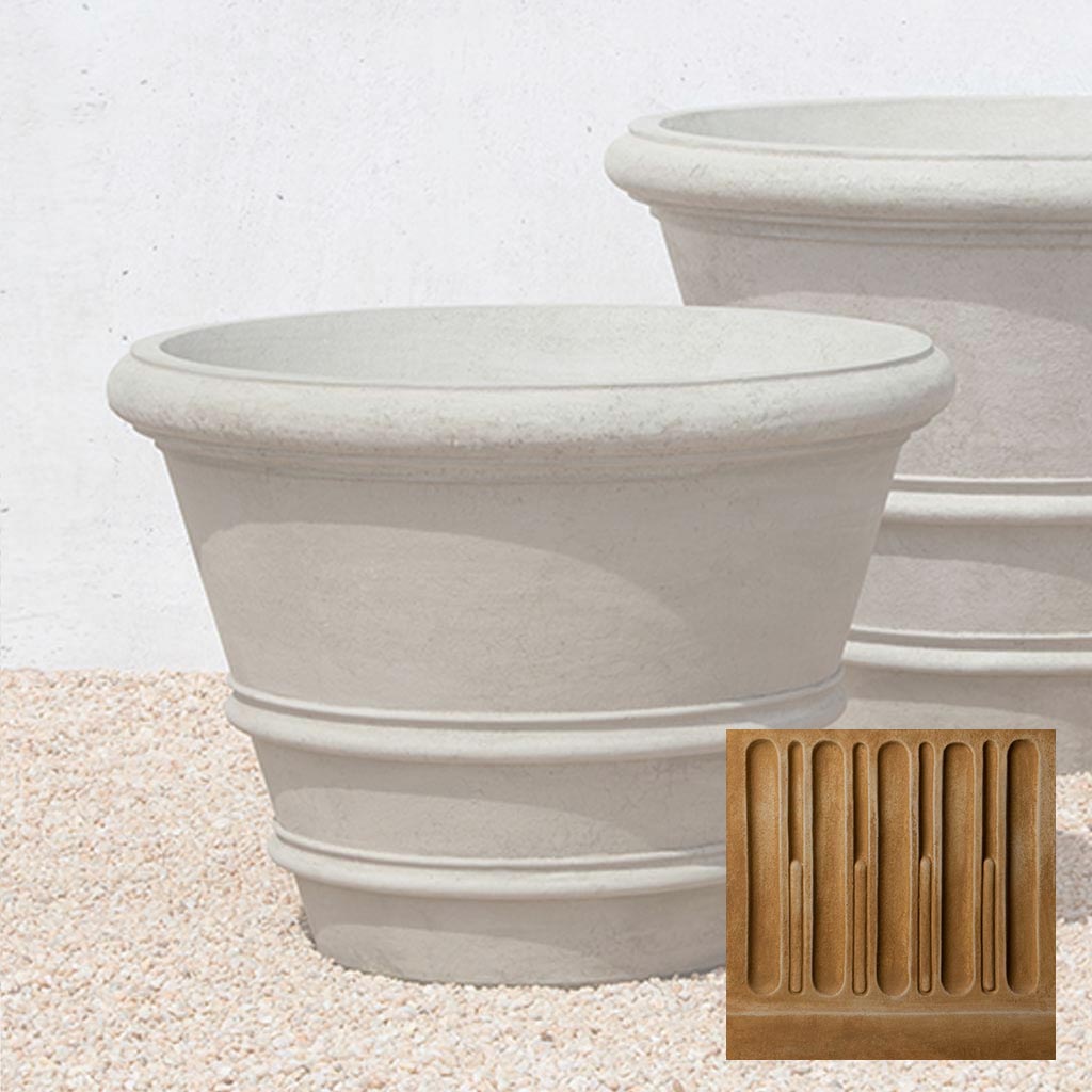 Classic Rolled Rim Planter, Large