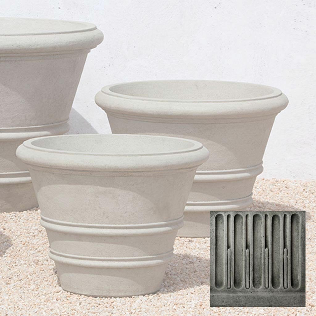 Classic Rolled Rim Planter, Large