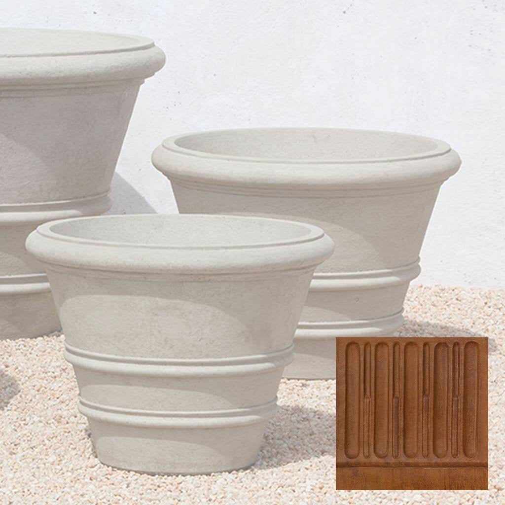 Classic Rolled Rim Planter, Large