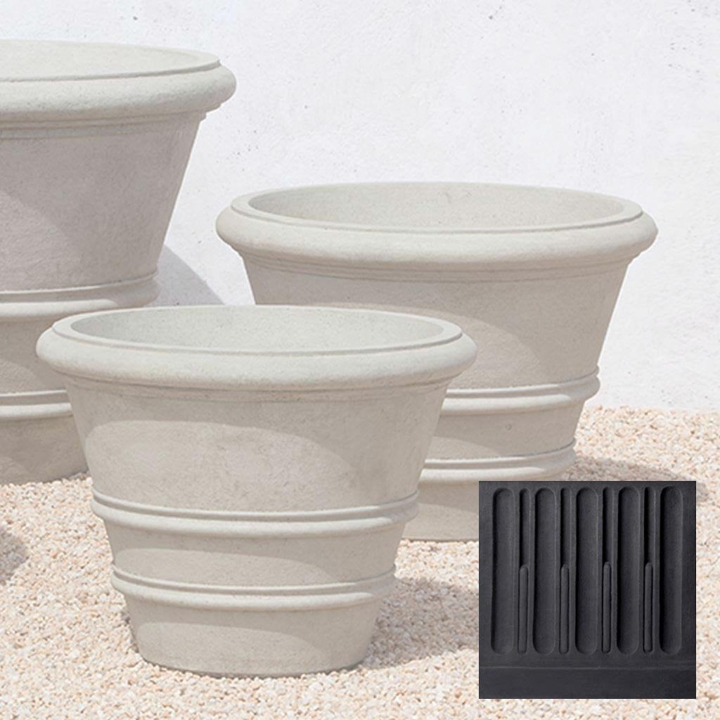 Classic Rolled Rim Planter, Large