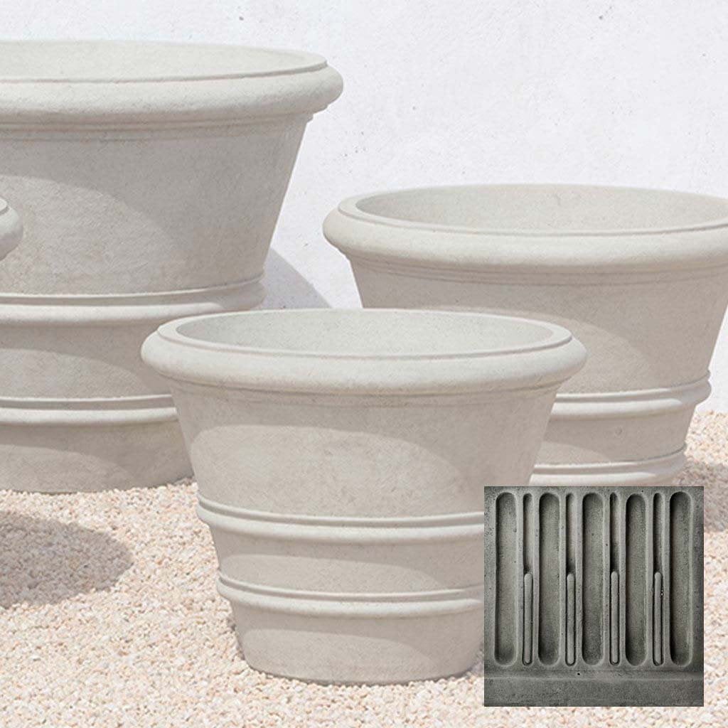 Classic Rolled Rim Planter, Large