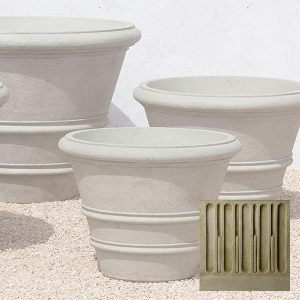 Classic Rolled Rim Planter, Large