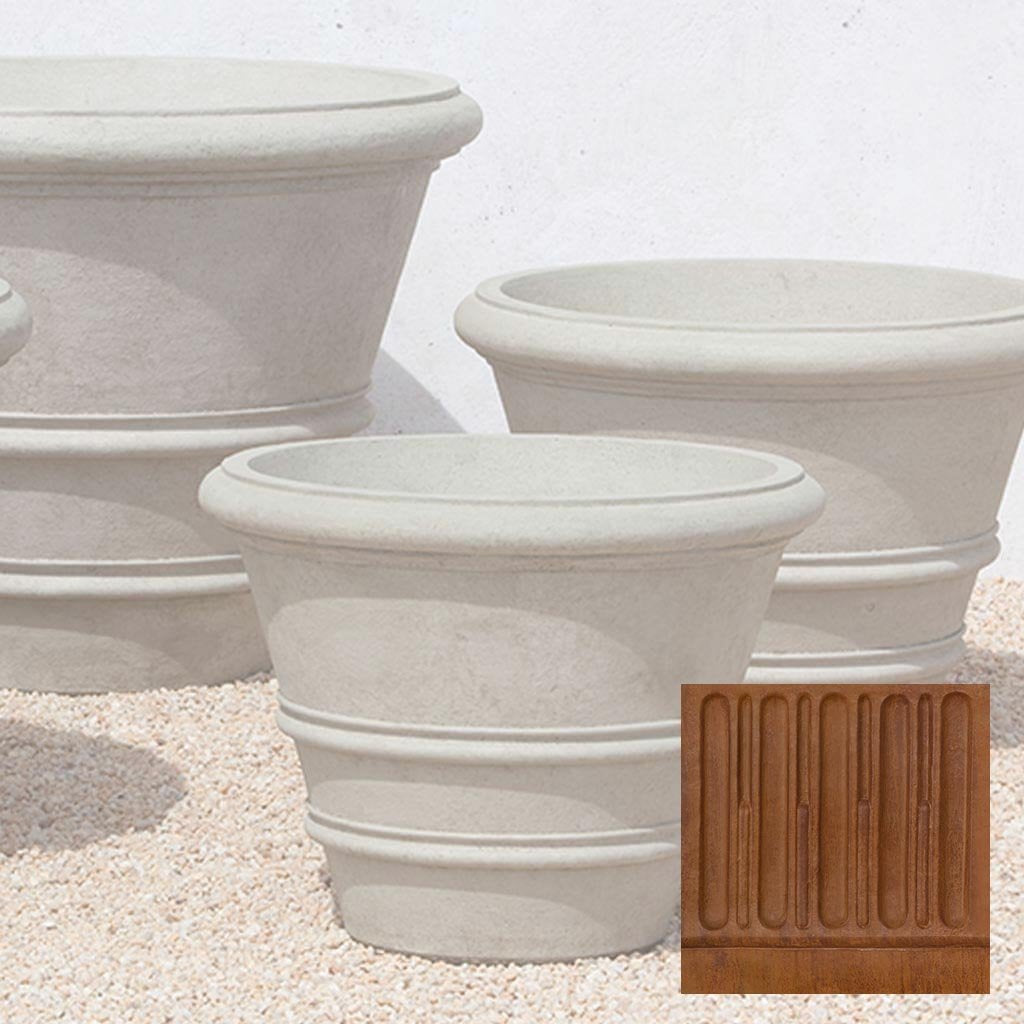 Classic Rolled Rim Planter, Large