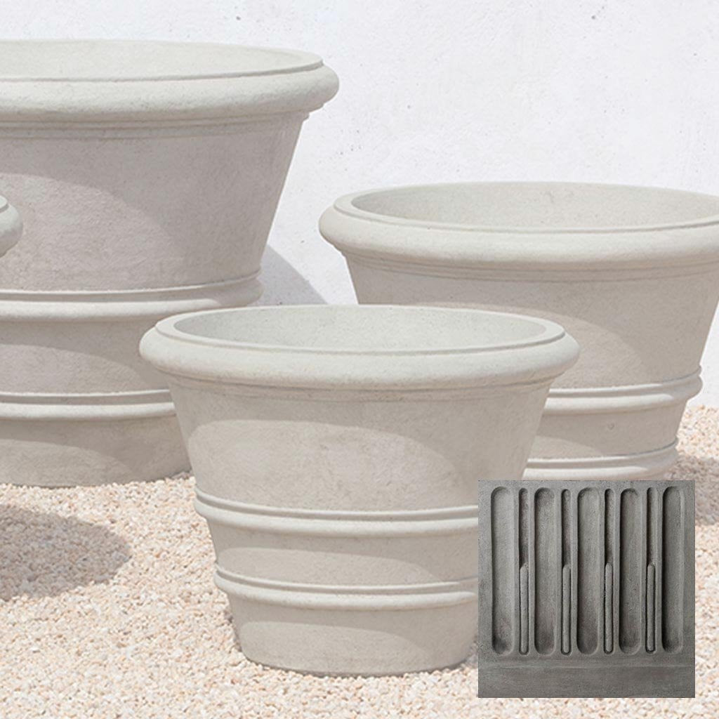 Classic Rolled Rim Planter, Large