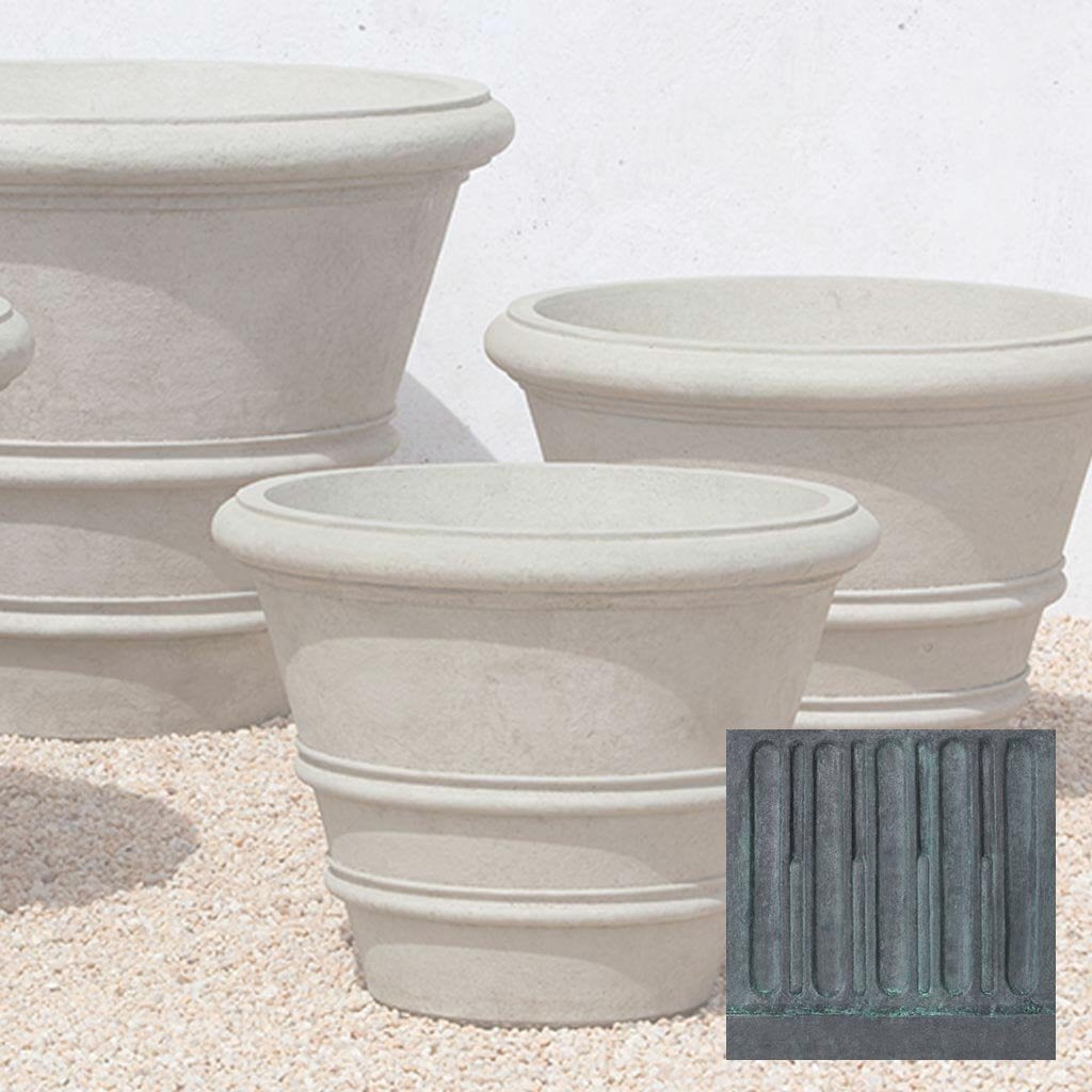 Classic Rolled Rim Planter, Large