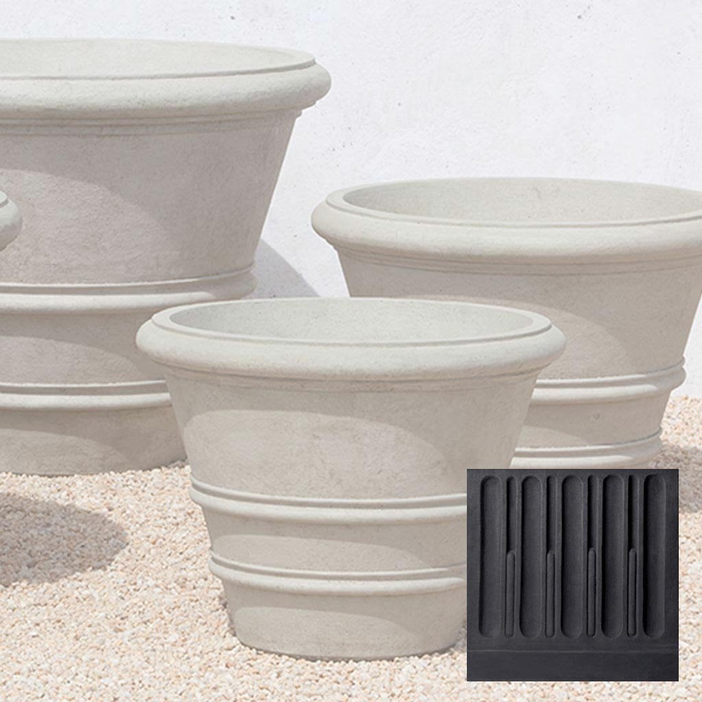 Classic Rolled Rim Planter, Large