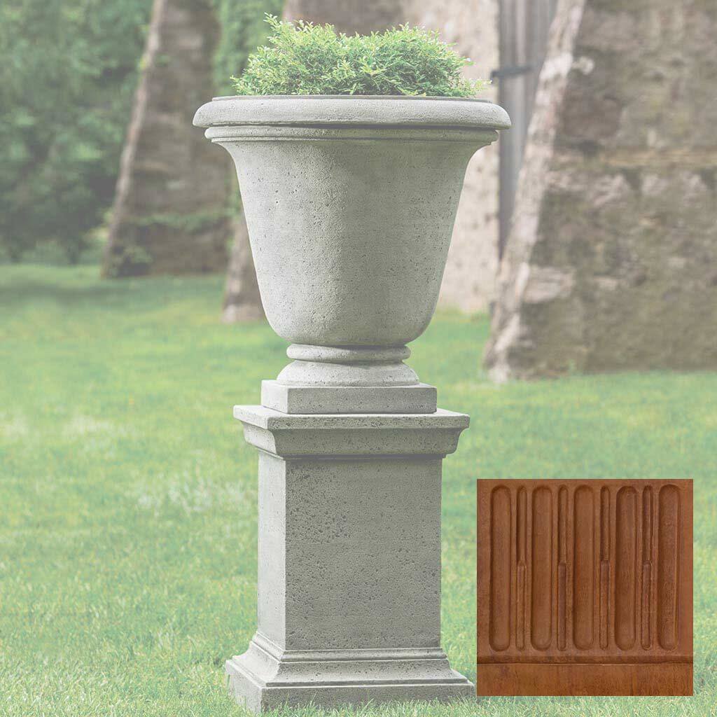 Textured Hampton Urn with Pedestal