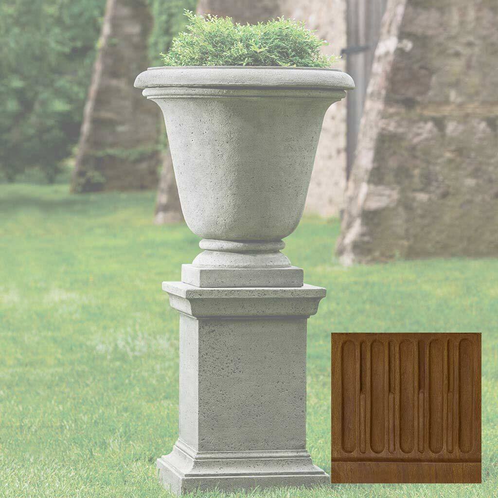 Textured Hampton Urn with Pedestal
