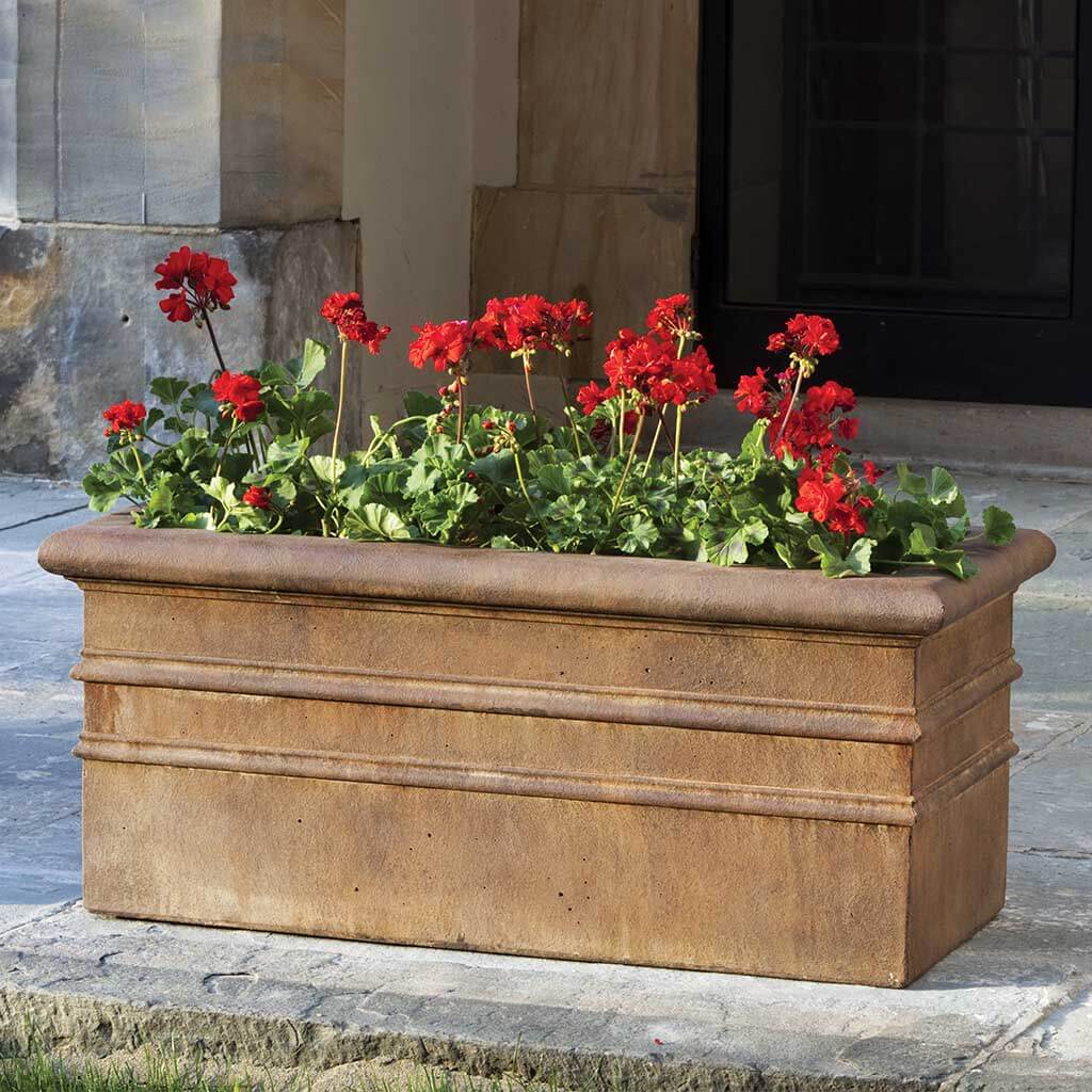 Campania International Rolled Rim Window Box Planter - Thumbnail 2