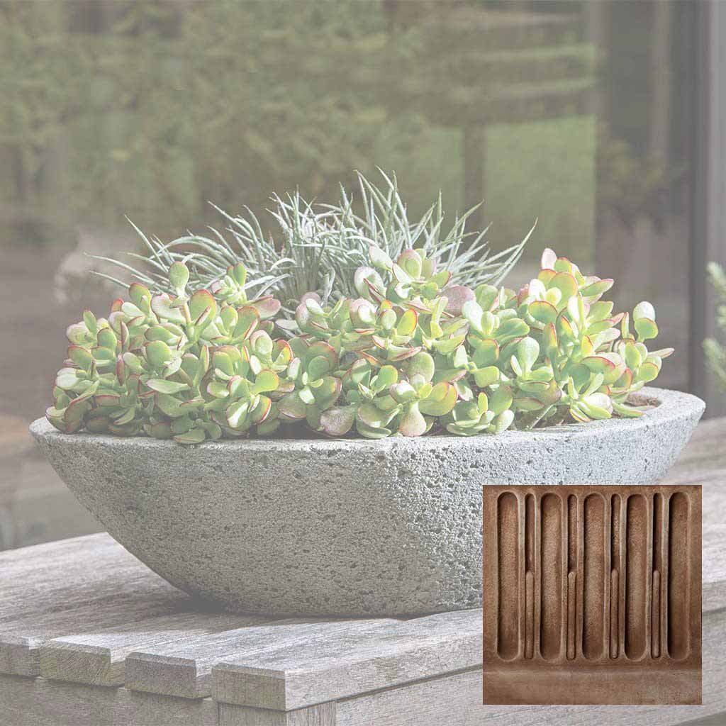 Campania International Celine Brown Stone Planter