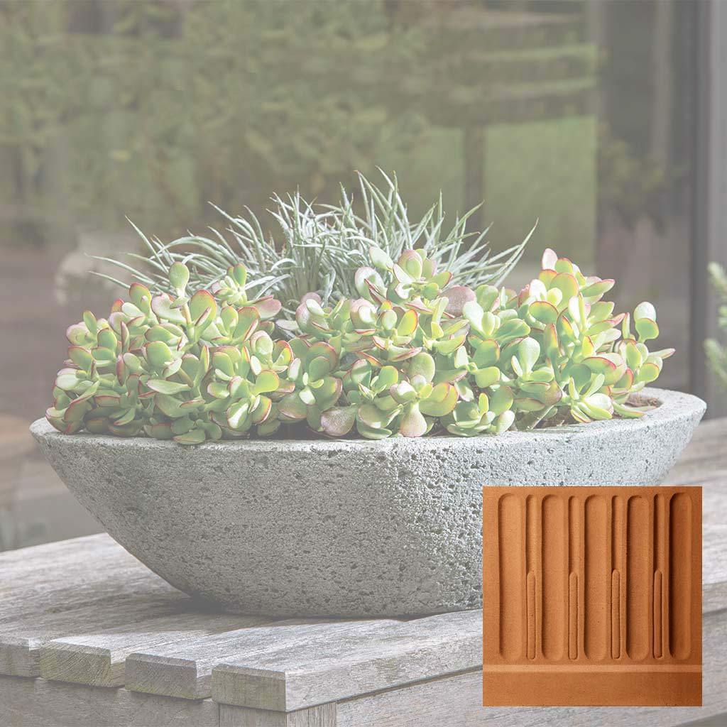 large concrete succulent planter Campania International | Celine Planter Terra Cotta