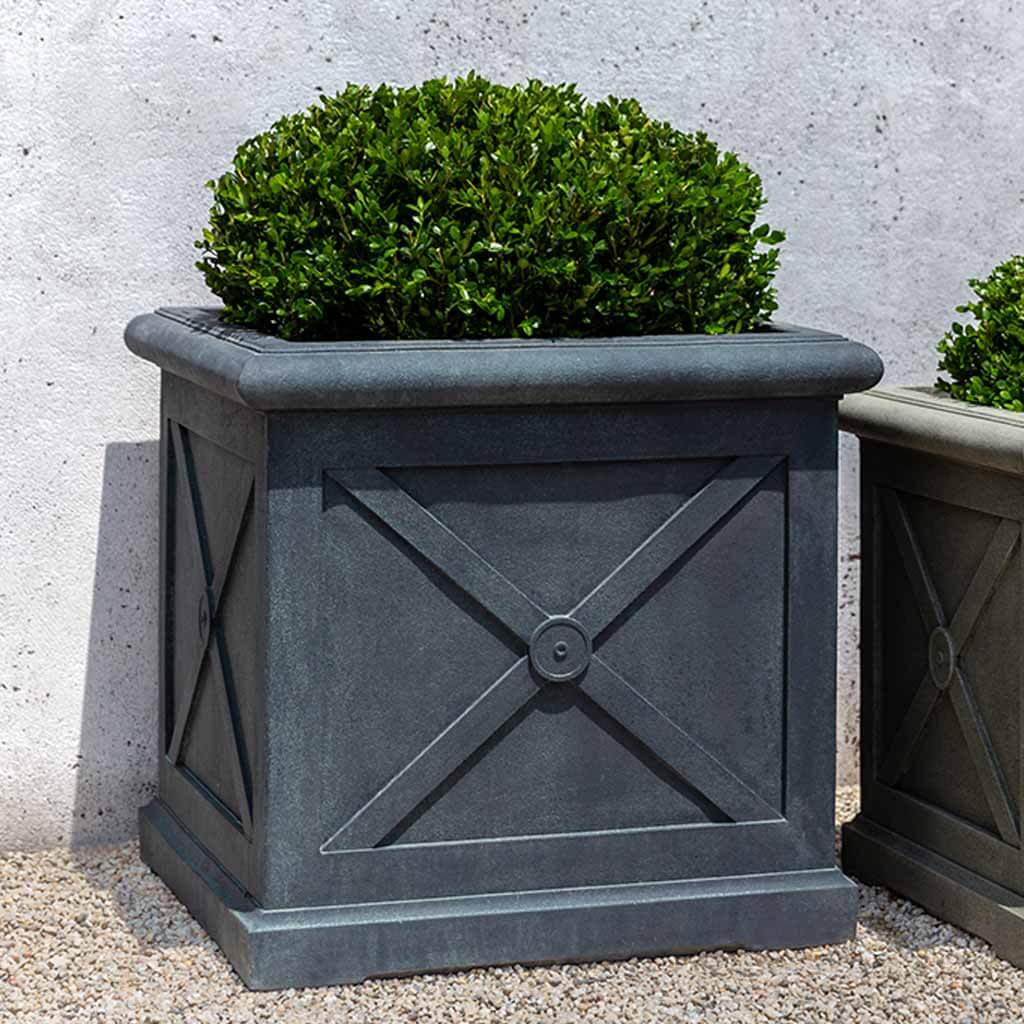 giant planter boxes Campania International Montparnasse Planter Lead Antique