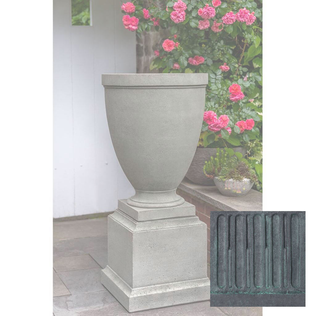 Capitol Hill Urn w/ 16.5" Pedestal