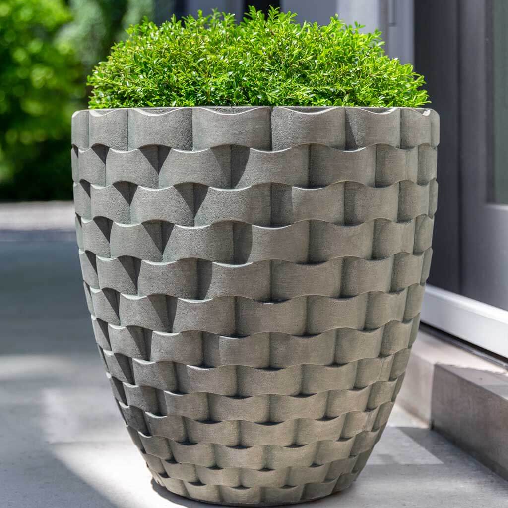 Campania International M Weave Round Planter - Thumbnail 2