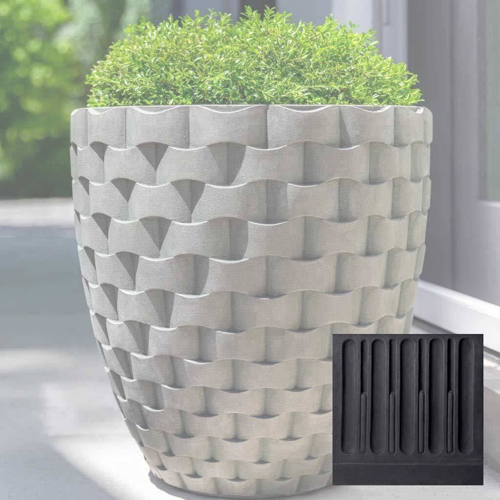 M Weave Round Planter - Tall