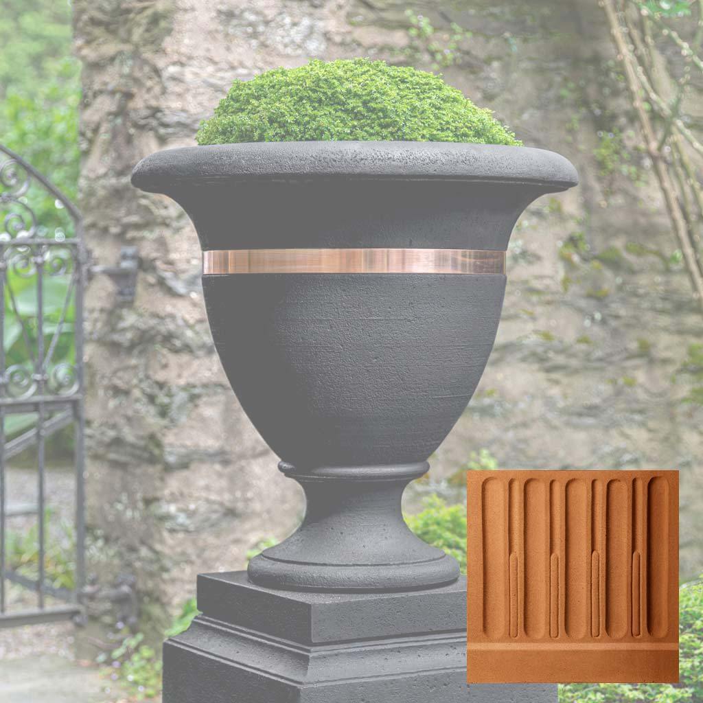 Classic Copper Banded Urn - Large