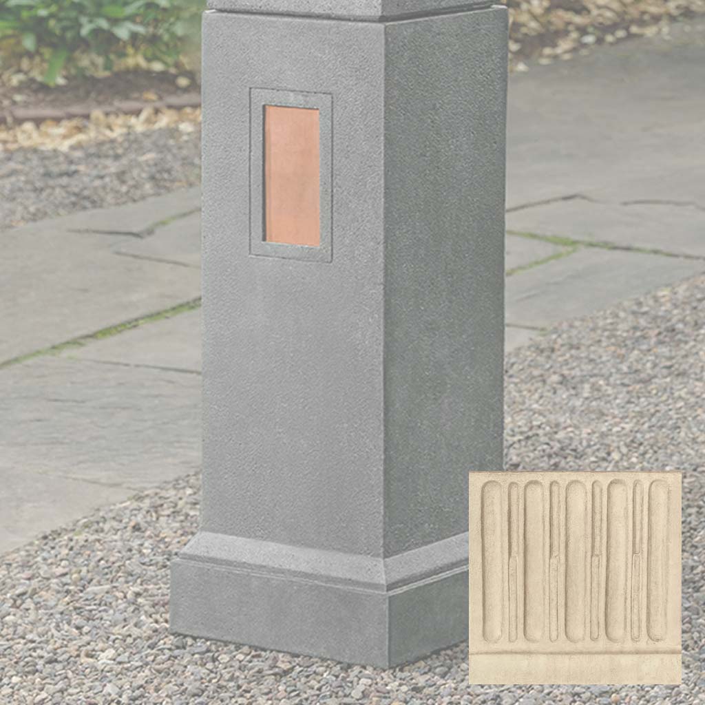 Gimlet Pedestal with Copper Plates